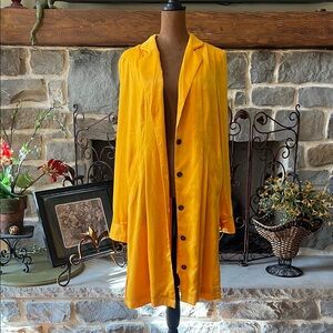 Free People Yellow Gold Duster